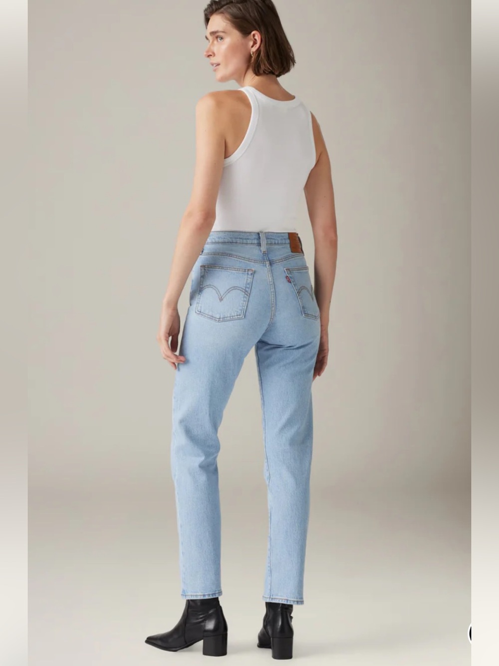 Levi's Wedgie Straight Leg High-Rise Jeans
